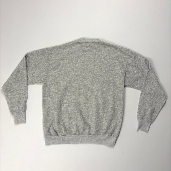 VTG University Notre Dame 1988 Champs Sweatshirt Gray Sz M Logo 7 Football ND - Picture 5 of 6